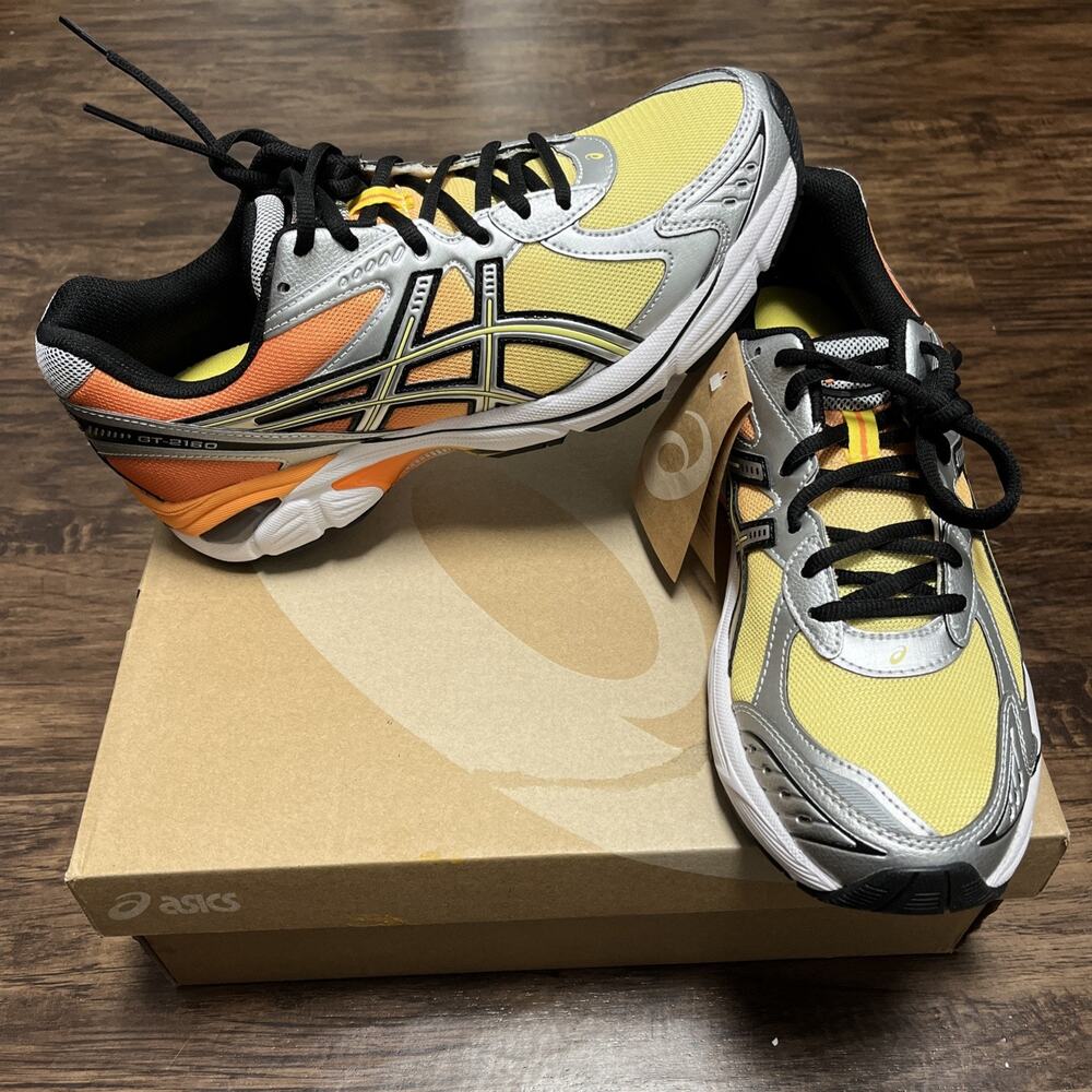 ASICS Gel GT-2160 Men’s Size 9 Sun Peach Orange Silver 1203A783-700 Women 10.5